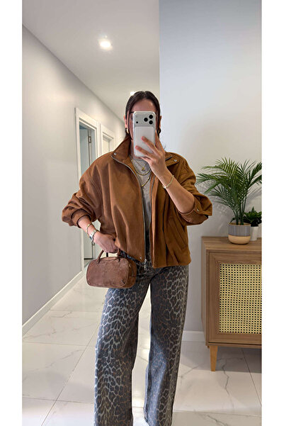 BİRCANÇİL Kandos Taba Suede Jacket