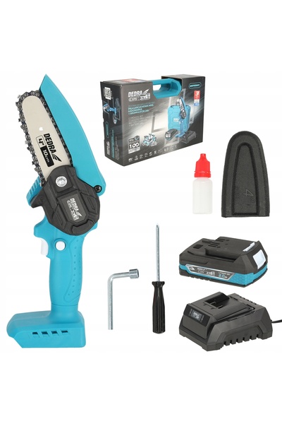 dedra Mini drujbă cu lanț cu acumulator 4 " SAS+ALL Aku 2Ah 18V pentru crengi
