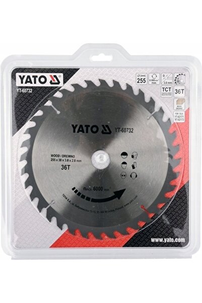 yato LAMĂ DE FERĂSTRĂU DE TĂIAT 255X36TX30MM