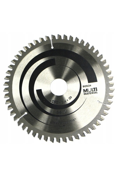 Bosch Disc de ferăstrău circular Multimat 190X30 54T