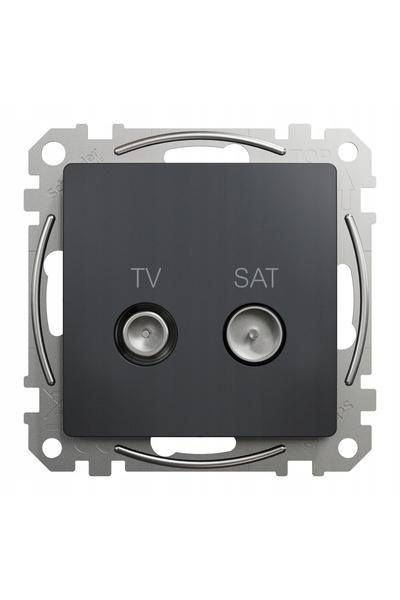 Schneider Electric Sedna Design priză terminală TV/SAT 4dB negru