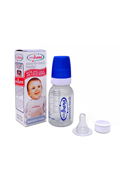 Baby Diana Feeding Bottle 125ml, Smooth-Neck Baby Bottle With Anti-Colic Air-...