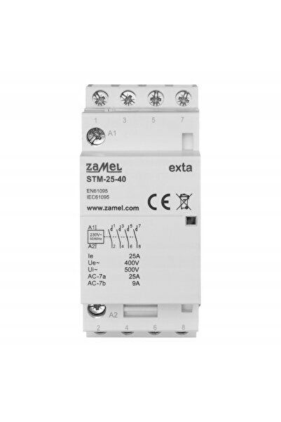 ZAMEL Contactor modular de instalație 25A 4xNO 230V AC STM-25-40