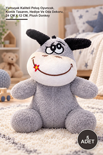 Yenilig 5 Pieces Plush Donkey – Soft Quality Plush Toy, Funny Design, Gift an...
