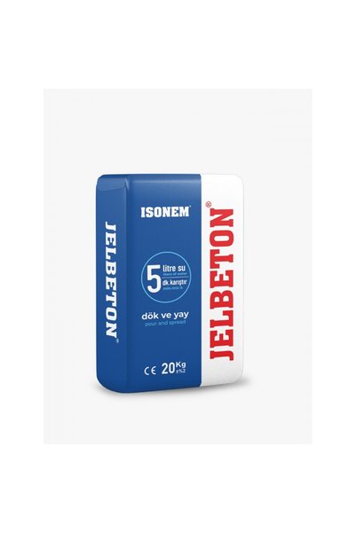 Isonem JELBETON MAVİ 20 KG – ÇİMENTO ESASLI KENDİLİĞİNDEN YAYILAN RENKLİ ZEMİ...