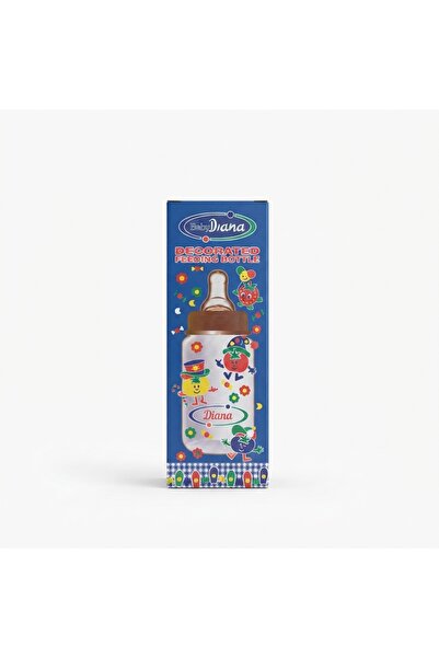 Baby Diana Blue Decorated Feeding Bottle 140ml, Baby Milk Feeding Bottle For ...