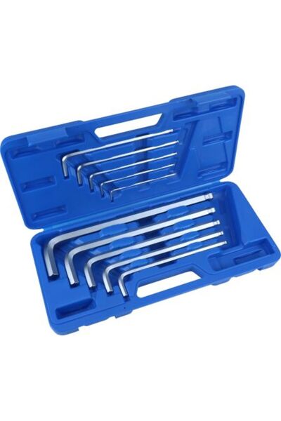 Condor Werkzeug Chei imbus 3,0–17 mm cu bilă, 10 bucăți, EXTRA LUNGI