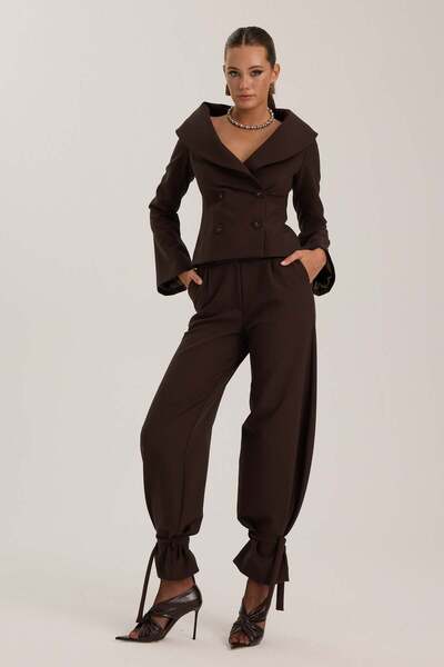NOK İSTANBUL The Statement Pant Brown