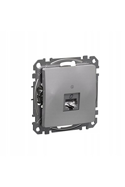 Schneider Electric Sedna Design RJ45 cat.6 STP priză argintie compatibilă