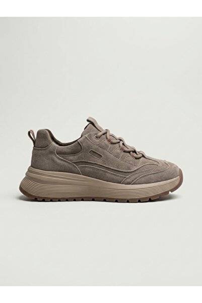 Mammamia D26KA-3625 HAKİKİ DERİ HAFİF TABAN SNEAKER AYAKKABI KADIN