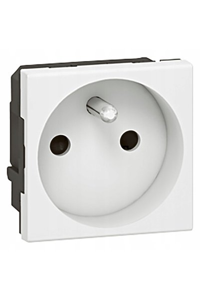 NO BRAND MOSAIC Priză simplă cu împământare 16A alb 077113 LEGRAND