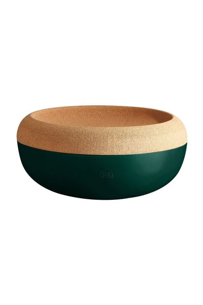Emile Henry Storage bowl, ceramics, 36cm/6.5L, Cedar -