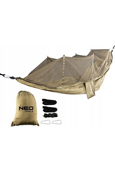 NEO Tools HAMAKA CU PLASĂ DE ȚÂNȚARI KIT DE SUPRAVIEȚUIRE TURISTIC NEO