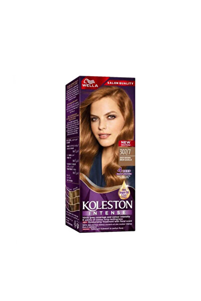 wella koleston صبغة شعر مكثفة - بني فاتح 307/7