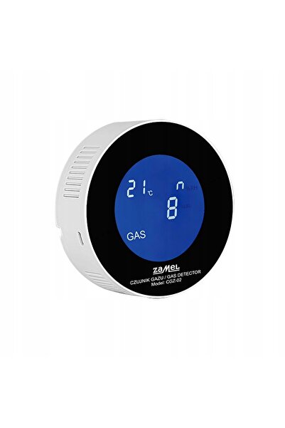 ZAMEL CGZ-02 WiFi TUYA senzor detector inteligent de gaz natural și propan-bu...