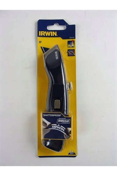 Irwin Cuțit cu lamă trapezoidală retractabilă, metalic, trapezoidal XP