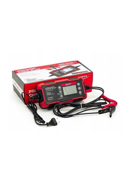 WELDMAN Încărcător auto automat CHARGE 90 LCD 12V/24V