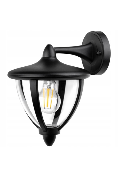 Lumiled Lampă de perete pentru grădină/fațadă, LED E27, tip felinar, ARETOS