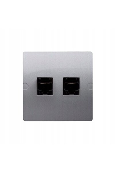 Kontakt-Simon Priză de calculator cu conector dublu RJ45 BMF52.02/43 Contact ...