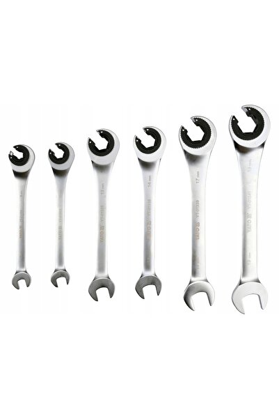yato Set de chei fixe cu clichet 8-19MM, 6 bucăți, în cutie, CRV AS-DRIVE