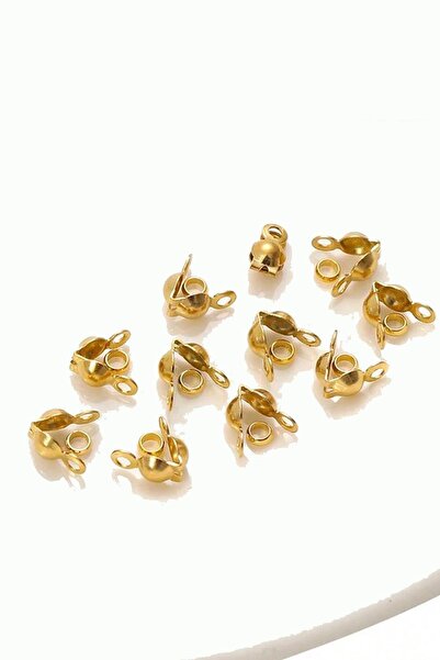 New Obsessions 100 Pcs Colorful Linking Compression Beads Bead and Sealing