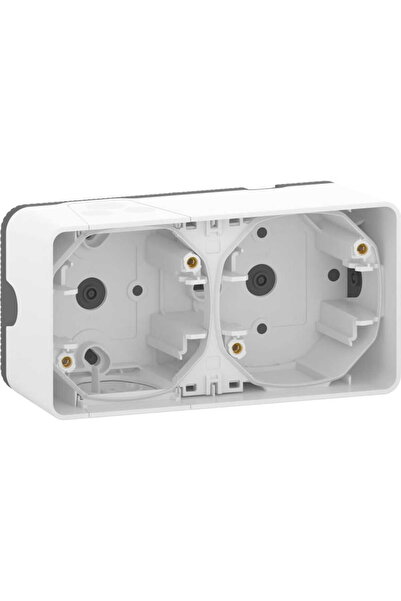 Schneider Electric Mureva Ramă Orizontală Dublă IP55 Montaj Aplicat Alb MUR39...