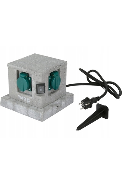 yato Priză de grădină hexagonală îngropată IP44 4*230V YT-81272