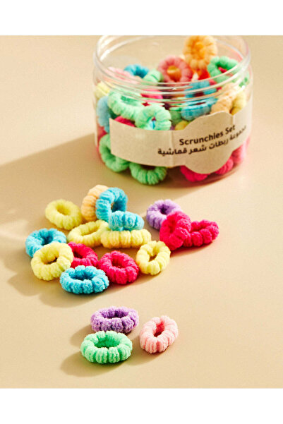 REDTAG Girls Assorted Scrunchies Set