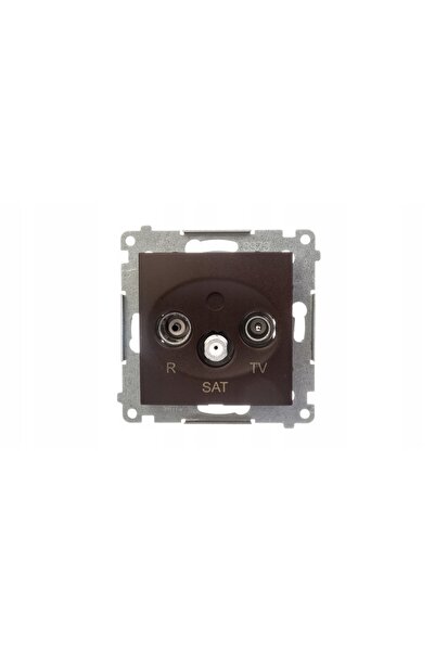 Kontakt-Simon Priză antenă R-TV-SAT TERMINAL SIMON 54 DASK.01/46 Bronz Mat
