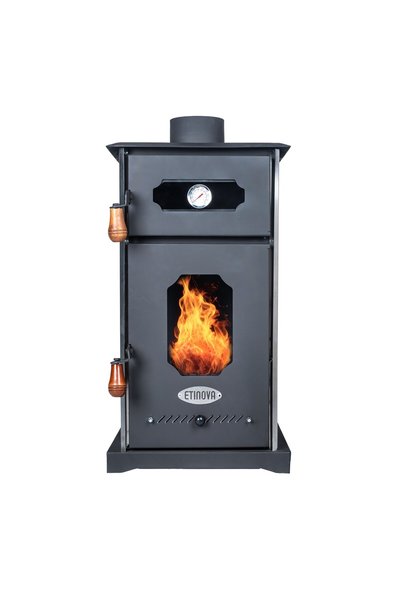 etinova Comfort İF-06 Odun ve Pelet Sobası - 3 Camlı ve Fırınlı