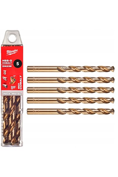 Milwaukee Burghie pentru metal HSS-G CO Cobalt 10mm (5 bucăți)