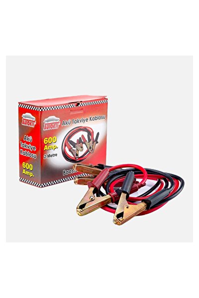 Autokit 2 Adet Akü Takviye Kablosu - 600Amp.