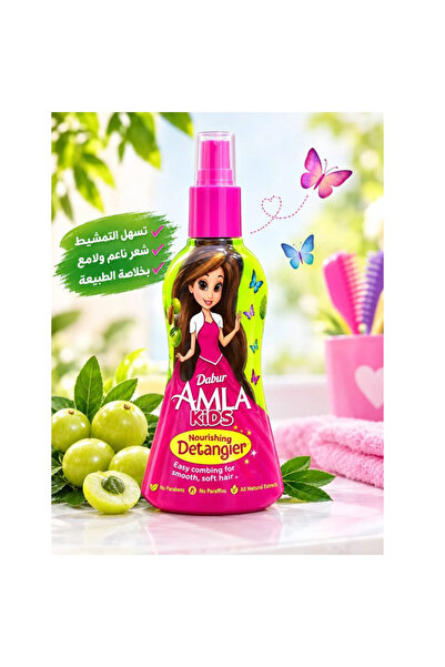 Dabur أملا كيدز - مُغذي ومُفكك للتشابك لشعر ناعم وأملس