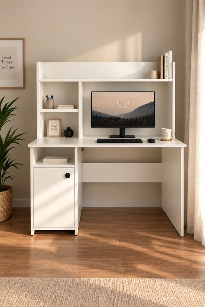 BRENA MOBİLYA BM 01 ÇALIŞMA MASASI BEYAZ