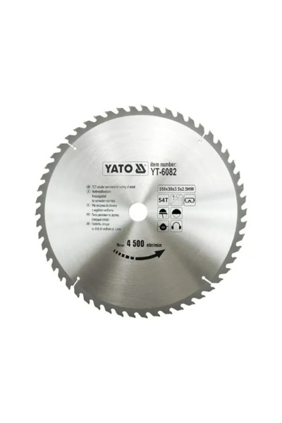 yato Pânză de ferăstrău pentru tăiat lemn 350x30 54Z