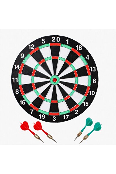 EAN LVE Darts Game Set, board with 28 cm diameter, darts included, classic de...
