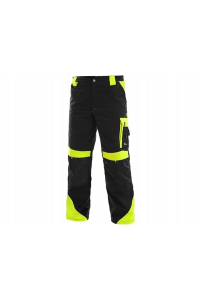 Cxs Pantaloni cu curea SIRIUS BRIGHTON Negru/Galben R.54 1020-001-802-54