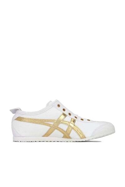 Asics & Onitsuka Tiger MEXICO 66 Slip-On Canvas Athlesiurel Shoes White/Gold