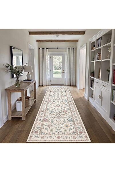 GENERAL PureCozy Vintage Hallway Runner Rug 60x240cm Non Slip Rugs Multicolor...