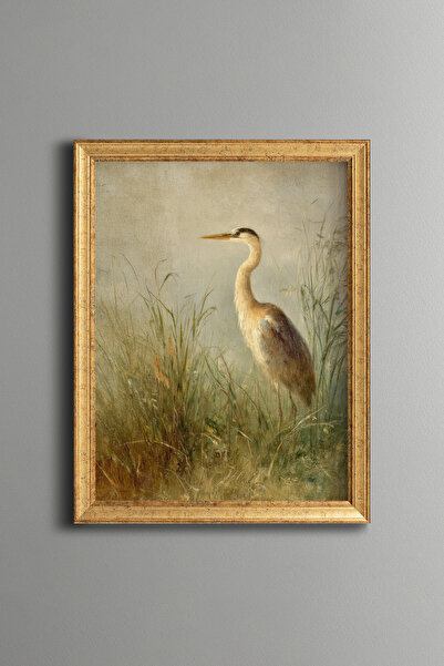 epiqart Kingfisher - Vintage Patterned Painting - Fine Model