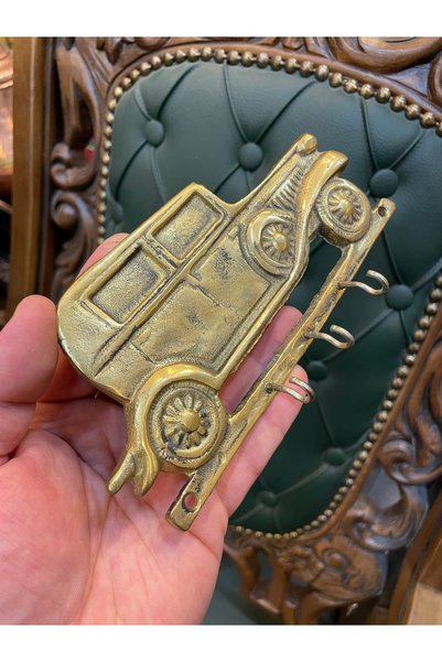 ANTİKA AYAL Solid Brass Keychain