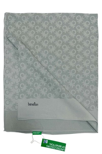 Benetton Șal elegant - Uno - Ploaie de oțel