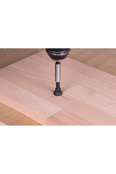 Wolfcraft Set de freze de zencuire de 8, 12, 16mm - cu ejector, tijă hexagonală