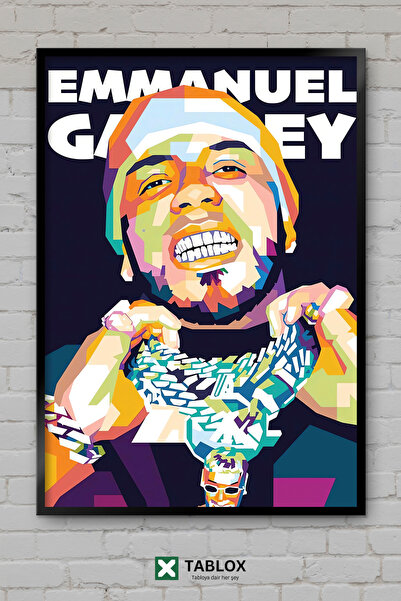 tablomaxtbx Emmanuel Gazmey Cântăreț Poster muzical cu aspect de ramă Tablou ...