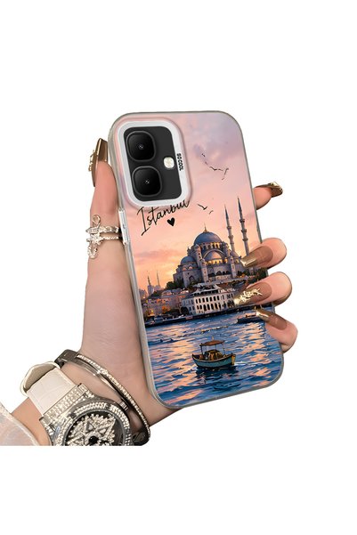 Hontinga حافظة هاتف Infinix Smart 10 متوافقة مع حافظة خلفية صلبة من السيليكون...