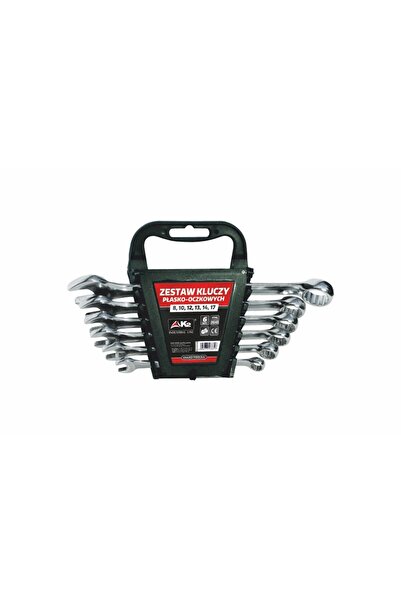 K2 Set de chei combinate cu gura plată, 6 piese, 8-17mm n-klpoz01-1