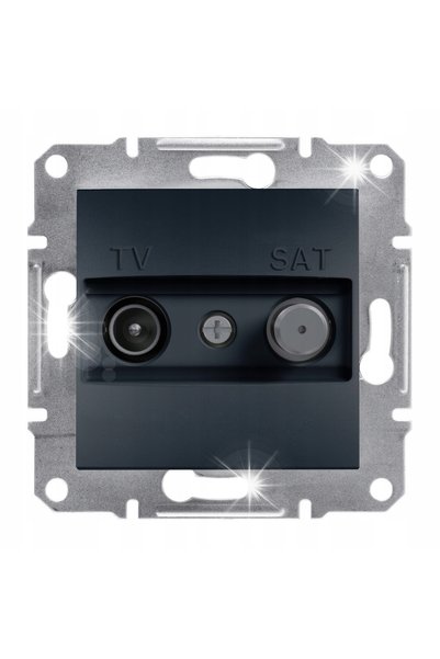 Schneider Electric SCHNEIDER ASFORA ANTRACIT PRIZĂ TERMINALĂ TV-SAT
