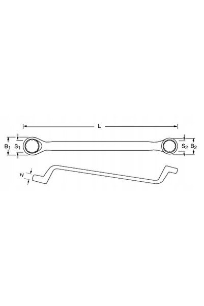 Proxxon Cheie combinată 21x23 mm 23 892