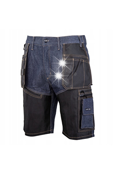 Lahti Pro Șorturi din denim albastru, întărite, L40709, mărimea 3XL