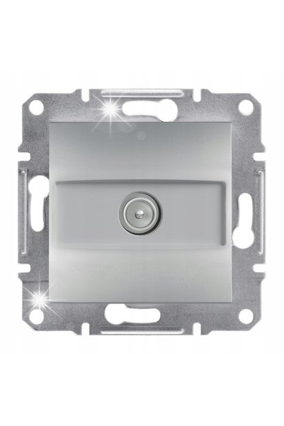 Schneider Electric Priză TV 1dB finală Schneider Asfora Aluminiu